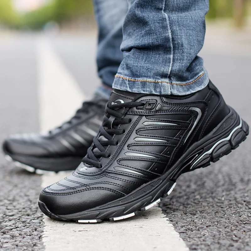 Cena BONA nowy styl klasyczny mężczyźni buty do biegania Outdoor Walking buty do biegania zasznurować buty sportowe wygodne buty sportowe mężczyzn