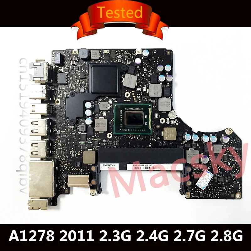 Скидка Протестированная материнская плата A1278 для Macbook Pro 13