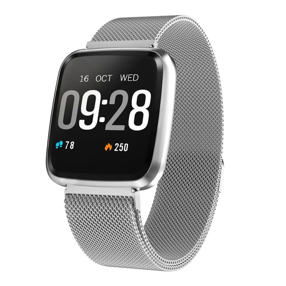 

UHOOFIT Y7 Heart Rate Blood Pressure oxygen Monitor IP67 Waterproof Smart watch Fitness tracker Smart Band Watch for Men women