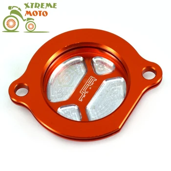 

CNC Billet Aluminum Orange Oil Filter Cover Cap For KTM SXF EXC-F XC-F EXC-R XC-W SMR XC SXS 250 400 450 520 525 540 950 990 ADV