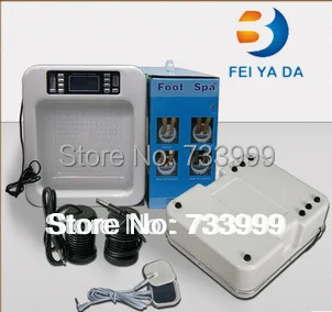 

New Detox foot bath with 4 modes of vibrations and with Heating function to keep water warm while the detox treatments 2pcs/lot