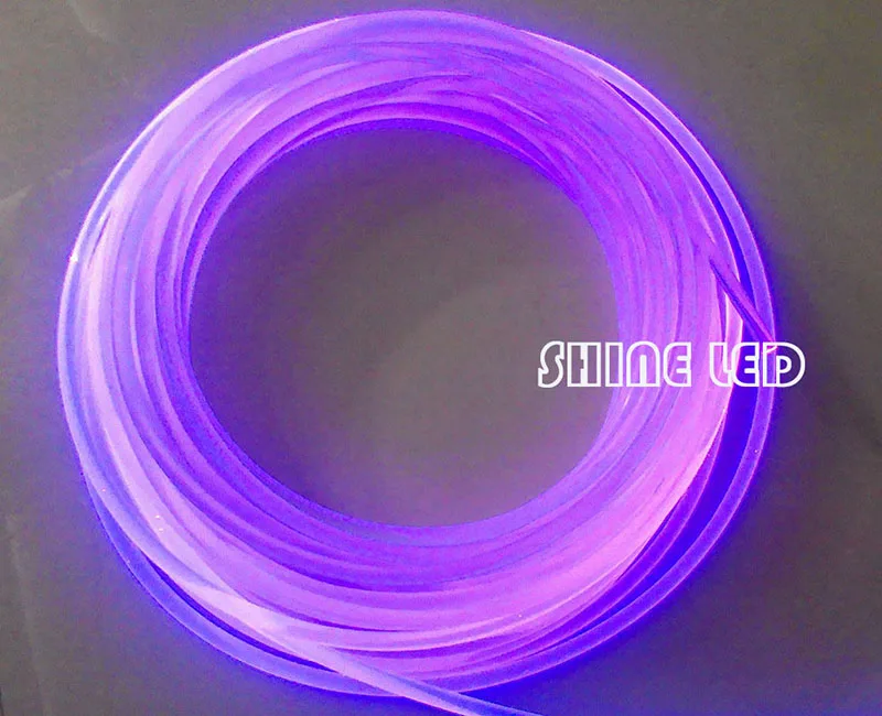 Side Glow PMMA Fiber Optic Cable inner diameter 14.0mm for Swimming pool outline decoration|cable eye|cable usb samsung e250side pull |