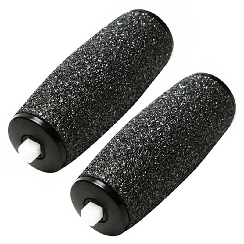 

Adomaner Sholl Replacement Roller Heads Velvet Refill Diamond Grinding Head For Electric Pedicure Foot Care File Tool 2Pcs/ Pack