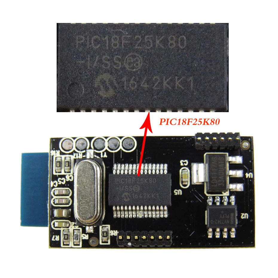 PIC18F25K80 ELM327 wifi V1.5 OBD2 сканер для считывания кодов неисправностей автомобиля OBDII адаптер Сканер автоматический диагностический инструмент для сканирования для IOS Android