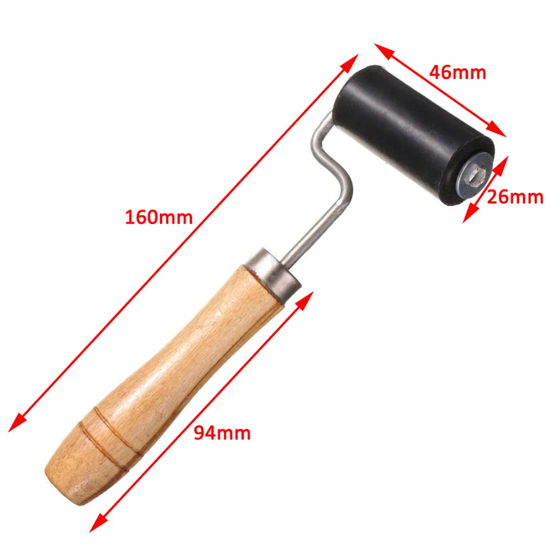 1pc New 160mm Plastic Welding Roller Brush Black for Hot Air Torch Welder Tool