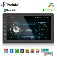 Podofo 2 din Auto Radio GPS Android Autoradio WiFi USB Audio 2din 7 “Touch Screen Universale MP5 Lettori Multimediali bluetooth FM