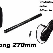 Про пушка камера Новости Интервью микрофон 1/" 1/8" штекер с пенопластовым покрытием