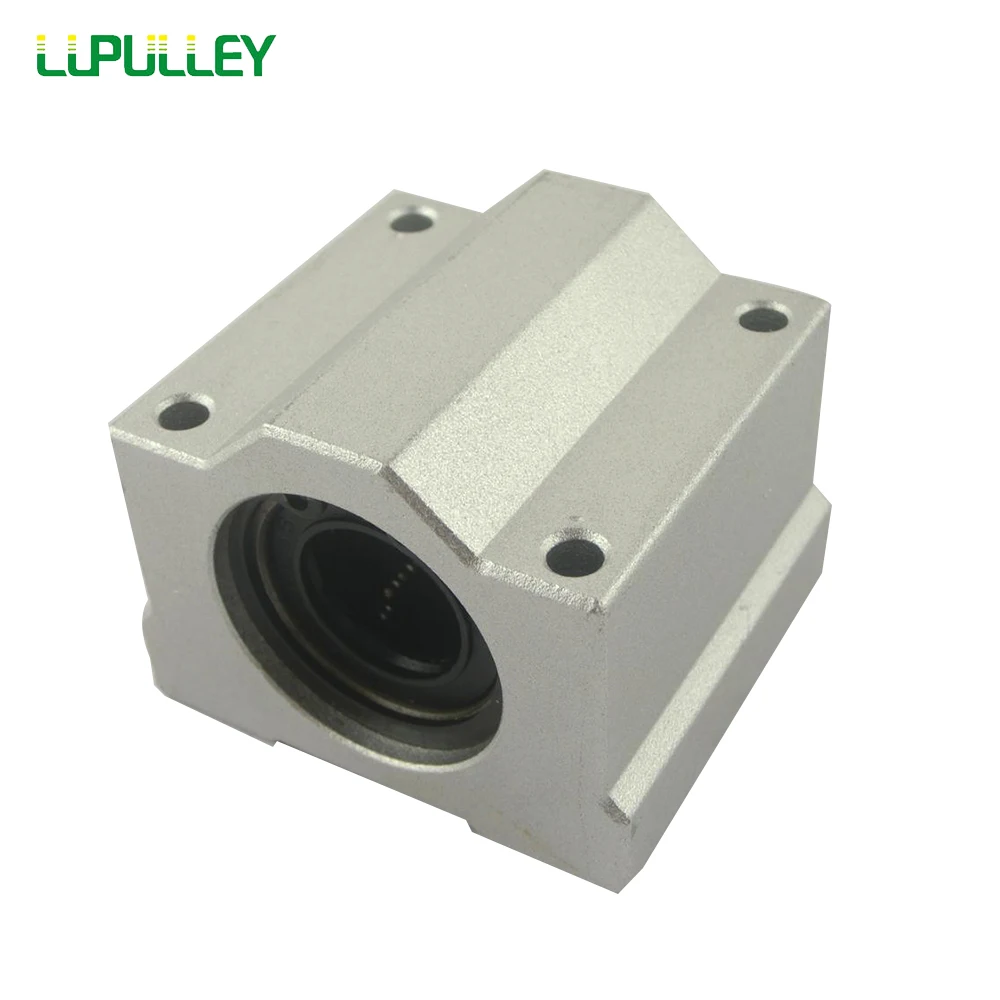 

LUPULLEY Slide Unit Block Bearing SCS8/10/12/16/20UU Steel Linear Motion Ball Bearing Alloy for Automotive Industrial