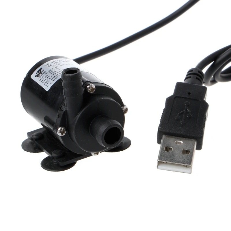 

DC 5V Brushless Water Pump USB Solar Power Hot Circulation Water Pump Brushless Motor Aquarium Submersible Pump