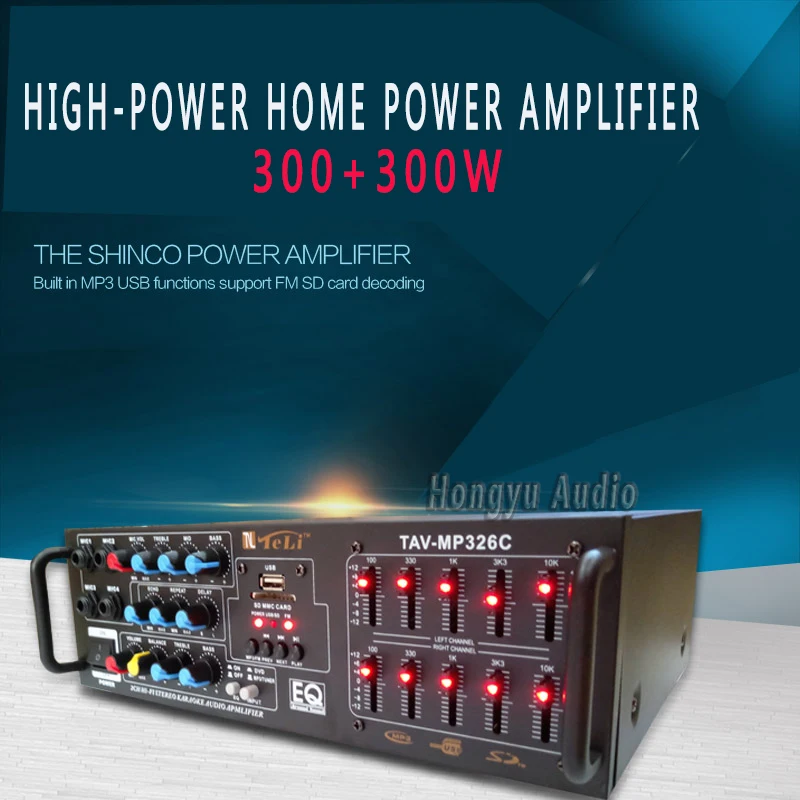 220V Bluetooth Kara OK High Power EQ Equalizer Card