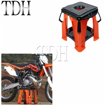 

Orange/Black Repair Lift Stand Dirt Bike Supermoto Holder Support Stands Universal For Honda Kawasaki Yamaha CRF WR DRZ KLX EXC