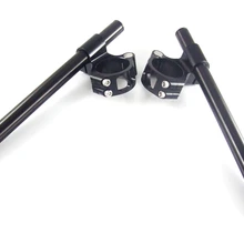 Мотогонок зажим CNC на ручке бары для YAMAHA R25 R3 клип на ручке Бары черного цвета