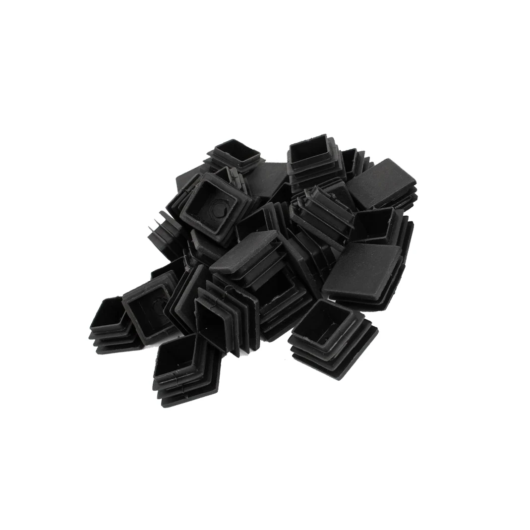 Durable Plastic Square Tube Inserts End Blanking Table leg Caps Chair Floor Feet Cap Protector 30mm x 30mm 30 Pcs Black Durable Plastic Square Tube Inserts End Blanking Table leg Caps Chair Floor Feet Cap Protector 30mm x 30mm 30 Pcs Black