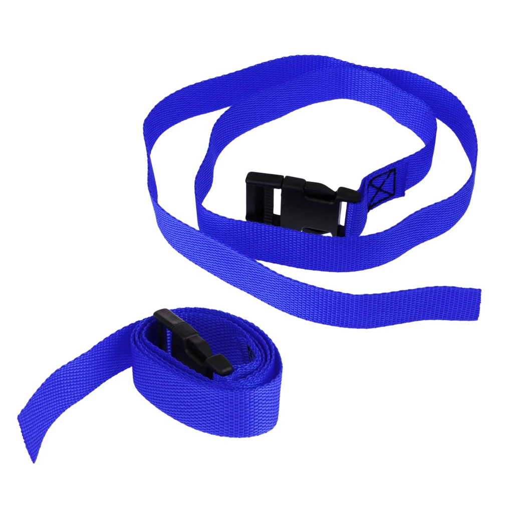 2pcs 1 meter 25mm Golf Trolley Webbing Straps/Luggage Tie down Straps with Quick Release Buckle