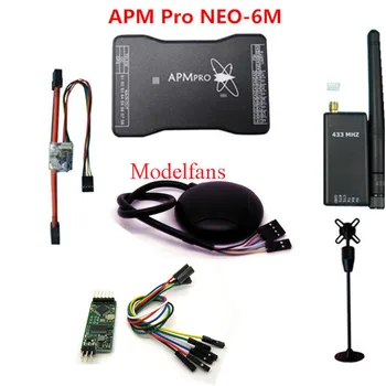 

Mini APM Pro Flight Control+NEO-6M+PM+915/433Mhz 3DR Radio Telemetry +Mini OSD