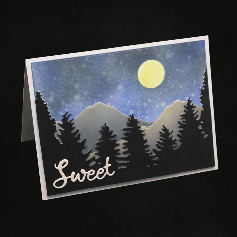  BalleenShiny Forest Deer Metal Cutting Die Stencil DIY Scrapbook Paper Cards Embossing Craft Invita - 33044505006