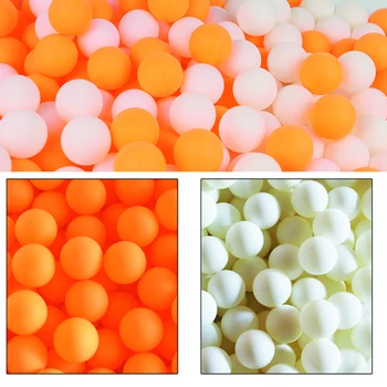 

50pcs/Pack 40+ New Material Seamless Table Tennis Ball 3Star New Material Professional Trainning Ping Pong Balls No Logo Printed