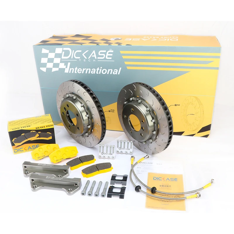 

High performance good quality 355mm J hook DICKASE brake discs for CP9540 black caliper suitable for 18rim Bentley Continental