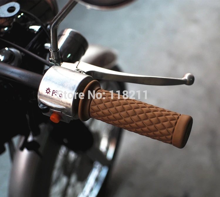 Высококачественная винтажная мотоциклетная рукоятка Cafe Racer 7/8 дюйма 22 мм для Honda