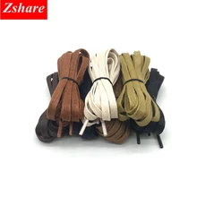 1 пара Водонепроницаемый Вощеные шнурки для обуви на плоской подошве кожаные шнурки для детей и взрослых кроссовки с шнурками Длина 60 80 100 120 140 160 180 см P3