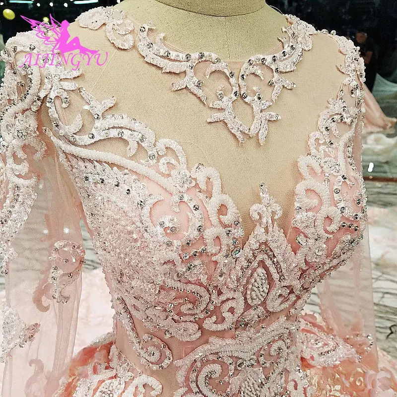 AIJINGYU Weddingdress 2021 2020 свадебные платья распродажа индивидуальный дизайн винтажное