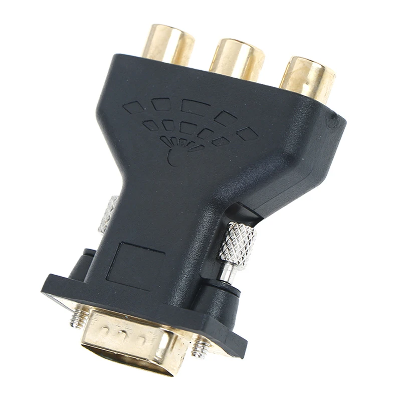 Vga male To 3rca adapter converter 15pin pc computer to projector tv dvd
