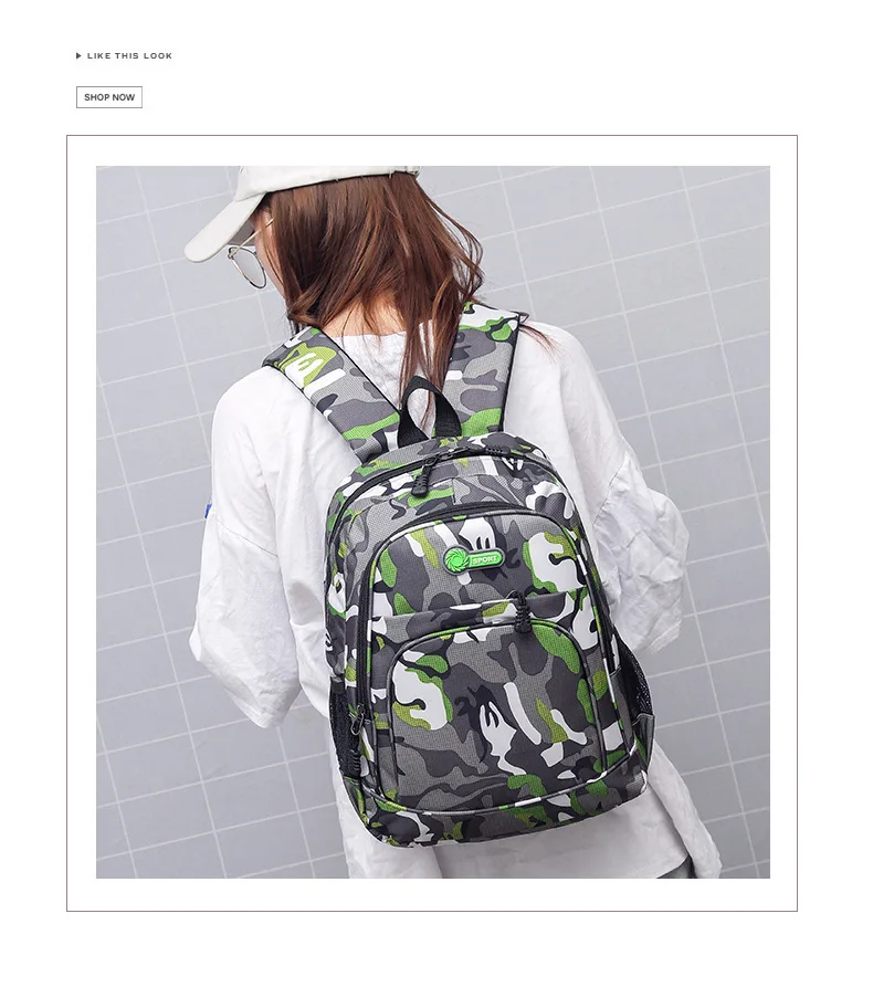 Школьный рюкзак, повседневные камуфляжные мужские рюкзаки, дорожные детские школьные сумки для крутых мальчиков, военные школьные сумки для подростков, мальчиков и девочек