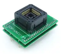Yamaichi IC Programmer Adapter for PLCC44 package chip 1.27mm Pitch 44 Pins Live-bug type