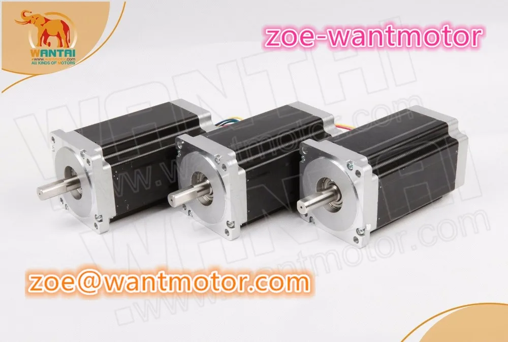 

EU Free!Wantai 3PCS Nema34 Stepper Motor 85BYGH450D-008 1090oz 99mm 5.6A CE ISO ROHS Router Plasma Engraver Kit Grind Plastic