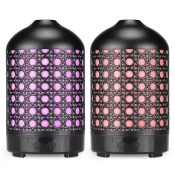 

100ml 1h/2h Timing LED Ultrasonic Essential Oil Aroma Diffuser Humidifier Electric Ultrasonic cool Mist Maker for Home Office
