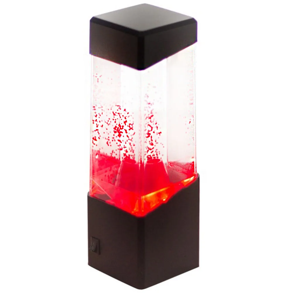 Светодиодный Desktop RGB изменение бачок аквариума для рыб загорается Расслабляющая прикроватной тумбочке Движения ночь лампа с Медузой