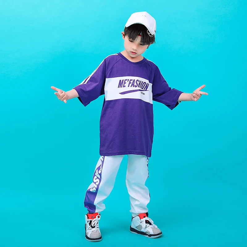  Clothes summer child Set 8 10 12 14 16 18 Years Hip Hop boys jazz dance costumes kids toddler boy Girl clothes 130 140 160 180 (6)