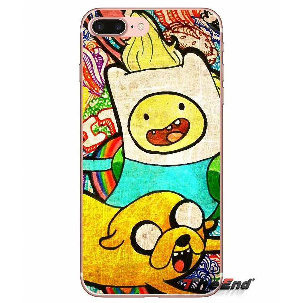 Мягкий чехол для Samsung Galaxy S9 Plus Note 8 One oneplus 5T Meizu M5s LG V30 HTC U11 Adventure Time finn fade с