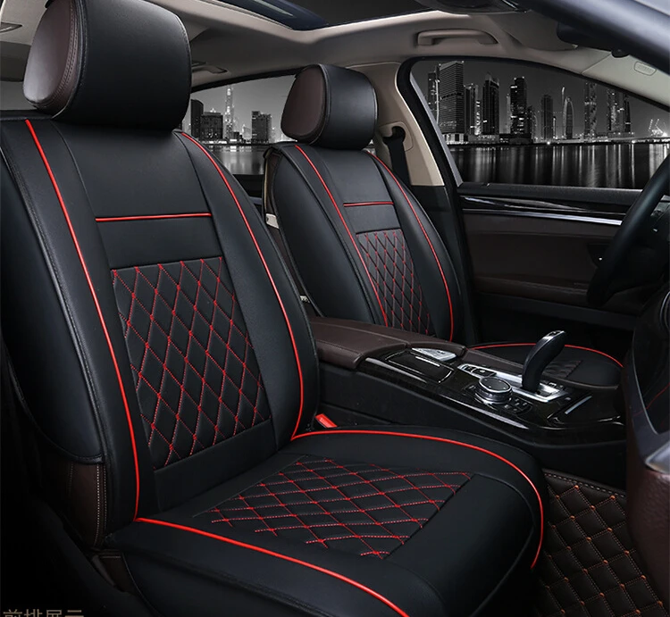 Car Seats Cover Set Seat Custom Pu Leather Decorative Cushions In Automobiles Covers From Motorcycles On Aliexpress