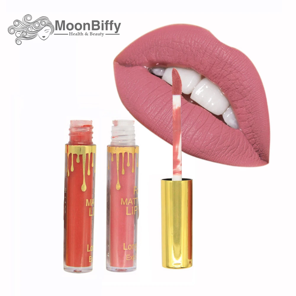 

MOONBIFFY Matt Lipstick Women Makeup Brand FOONBE Matte Lip Gloss Lips Make up Waterproof Liquid Lipstick Beauty Cosmetics