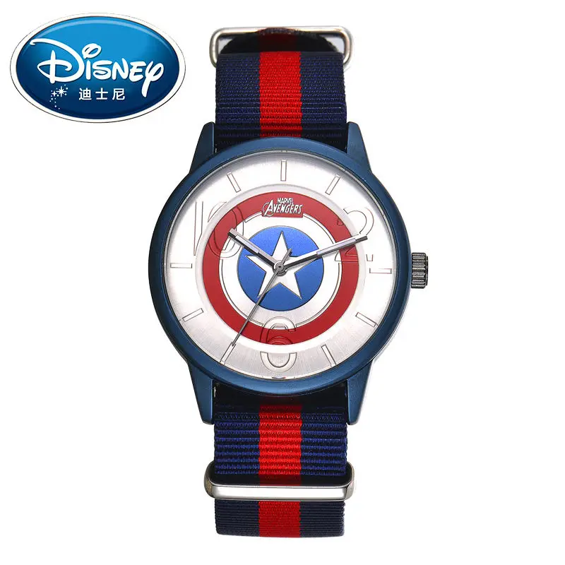 

Disney Kids Watch Marvel Super Hero Fashion Simple Cool Wristwatches Boys Mickey Mouse Gift Waterproof for Men Clock