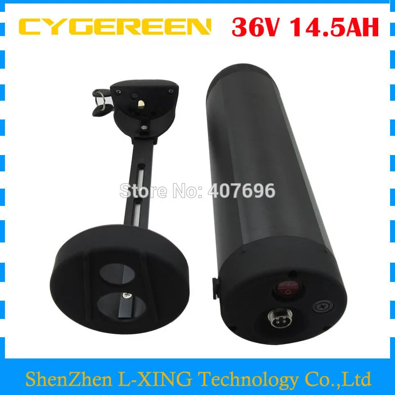

Free customs fee 36V 14.5AH Electric Bike battery 36V 15AH Water bottle battery use NCR PF 2900MAH cell 42V 2A Charger