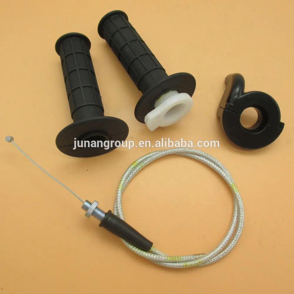 Handlebar Throttle Grips & Cable Handle Bar Set Grip Casing KTM50 KTM65