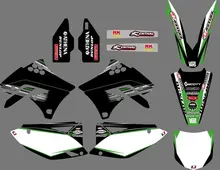 GRAPHICS & BACKGROUNDS DECALS STICKERS Kits for KAWASAKI KX250F KXF250 2009 2010 2011 2012 KXF 250 KX 250F