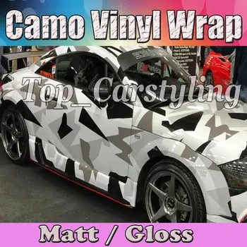 

Large Pixel Dazzle Camouflage Car Wrap VINYL Film Air Bubble Free Vehicle boat CAMO Covering styling size 1.52x30m PROTWRAPS