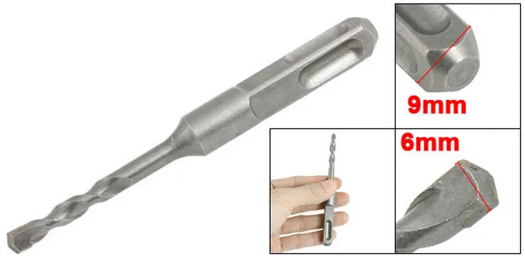 

Masonry Hammer Stone 6mm Width Tip 35mm Length Flute Drill Bit 5pcs