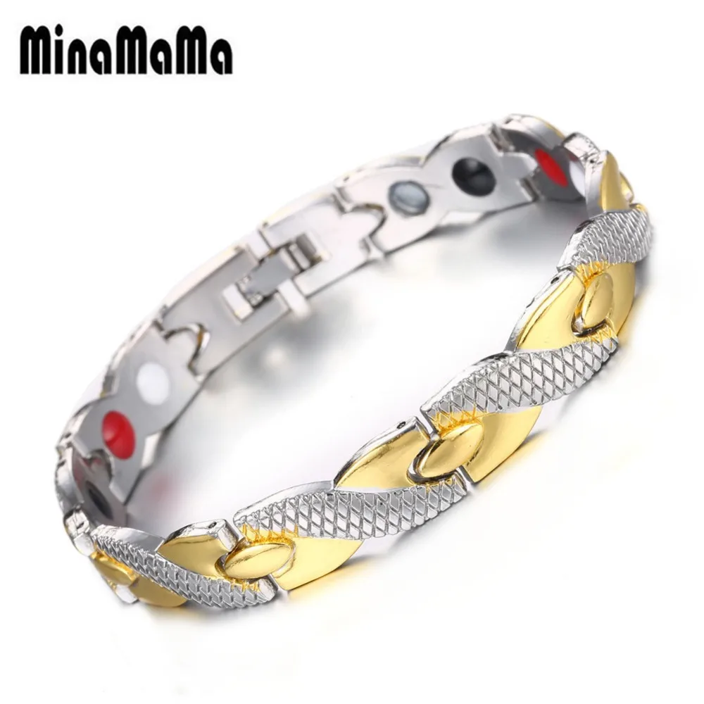 

Twisted Dragon Design Copper Health Magnetic Bracelet For Woman Men Energy Negative Ion Arthritis Therapy Care Male Bracelet