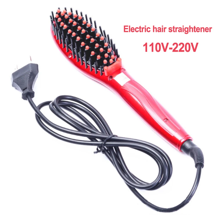 Электрический Выпрямитель для волос гребень для волос прямой быстрый нагрев волос артефакт электрическая шина керамические парикмахерские инструменты 1 шт