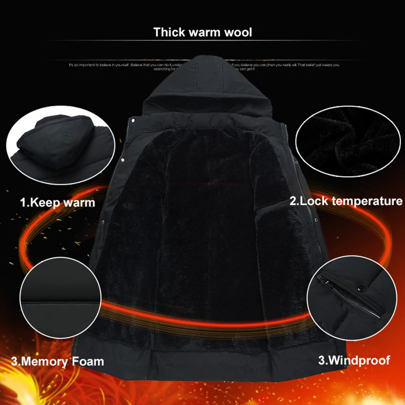FAVOCENT Good Quality Men Jacket Super Warm Thick Mens Winter Parkas Long Coats with Hood for Leisure Men Parka Plus Size 4XL FAVOCENT Good Quality Men Jacket Super Warm Thick Mens Winter Parkas Long Coats with Hood for Leisure Men Parka Plus Size 4XL