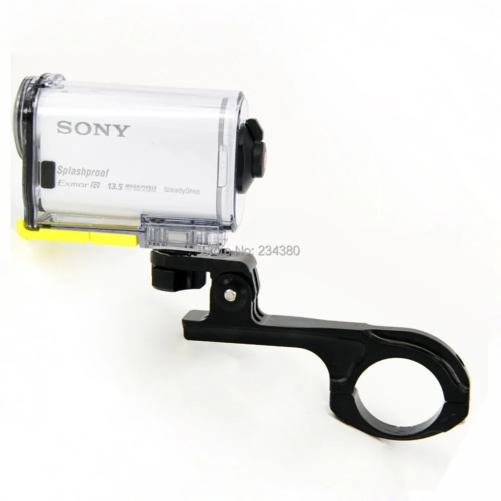

2in1 1set Bike Bicycle Motorcycle Handlebar Mount Holder + adapter For Sony Action Cam HDR-AS20/AS30V/AS100V