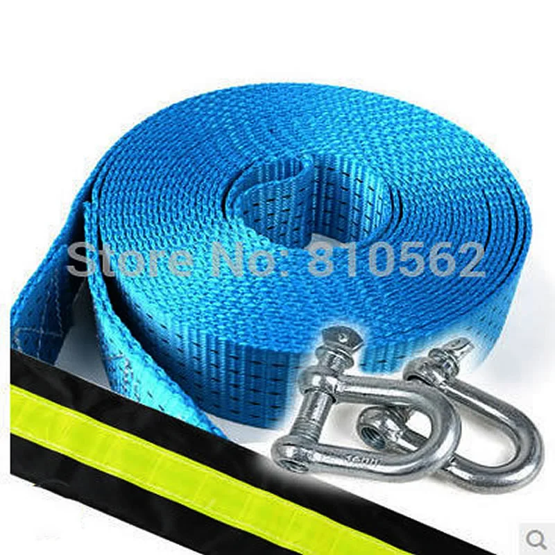 Free shipping Z47 thickening 3 meters 7 8 Tons car towing rope pulling