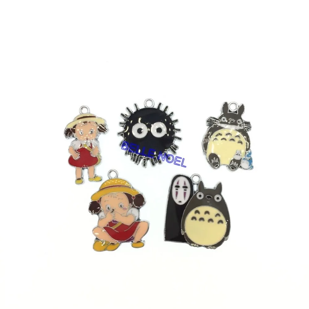 

mix 20pcs cartoon anime Enamel Metal Charm Pendants DIY Jewelry Making