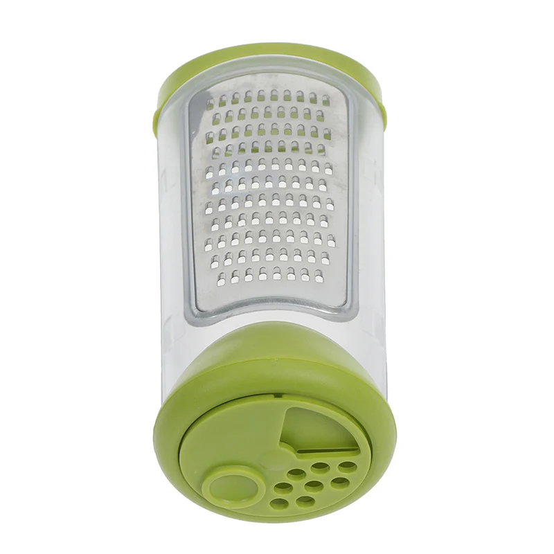 Multifunctional Cheese Grate And Measure With Etched Stainless Steel Grating Spice Grinder Lemon Grater Cutter Kitchen Tools
