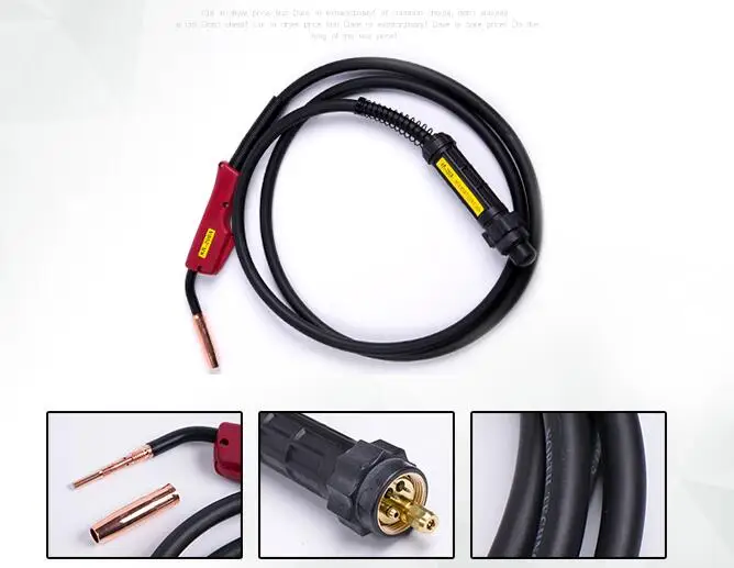 

Free Shipping 200A CO2 torch gas welding torch European style welding gun integrity 3 meters 10feet