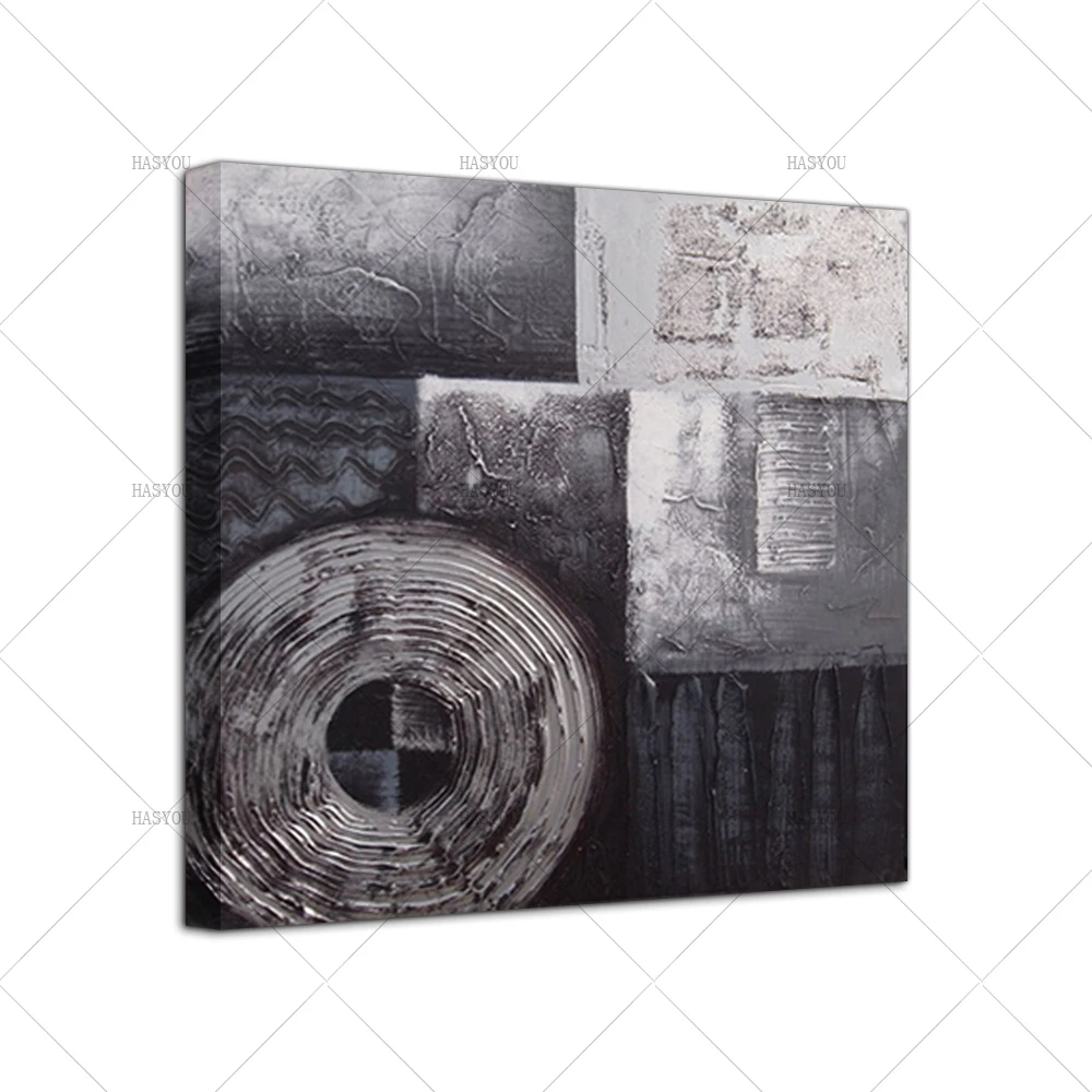 Cheap-Modern-Painting-Hand-Painted-Abstract-Black-and-White-Oil-Painting-Canvas-Art-Wall-Mural-Picture (4)